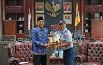 Sinergi Pemprov Lampung dan TNI AU, Gubernur Terima Kunjungan DANLANUD M.Bun Yamin Letkol Pnb 1 Kadek Suta A
