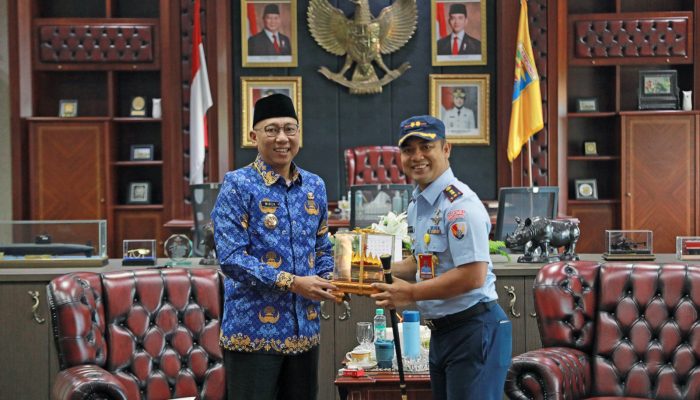 Sinergi Pemprov Lampung dan TNI AU, Gubernur Terima Kunjungan DANLANUD M.Bun Yamin Letkol Pnb 1 Kadek Suta A