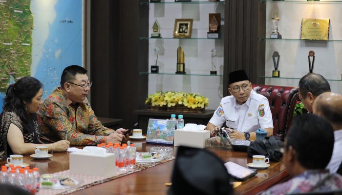 Kembangkan Sektor Pertanian, Budidaya Laut dan Pelabuhan, Pemprov Lampung Buka Peluang Kerja Sama dengan Perusahaan Industri Maritim Terkemuka Asal Tiongkok.