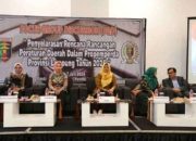 Bapemperda DPRD Lampung Bahas Dua Raperda Usulan Pemprov