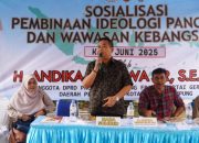 Anggota DPRD Lampung Andika Wibawa Sosialisasi Pembinaan Ideologi Pancasila di Kedaton