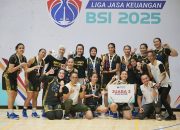 Membanggakan! Tim Bola Basket Putri BRI Raih Juara 3 di Liga Jasa Keuangan 2025