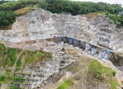 Bendungan Bener Paket II terus Berprogres, Suplai Beton Readymix WSBP Capai 50,08%