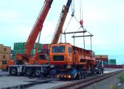 KAI Logistik Sukses Dukung Perawatan Jalur KA Melalui Pengiriman Multi Tie Tamper ke Kuala Tanjung