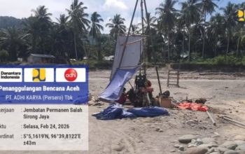 Kementerian PU Awali Pembangunan Jembatan Rangka Baja di Bireuen, Aceh