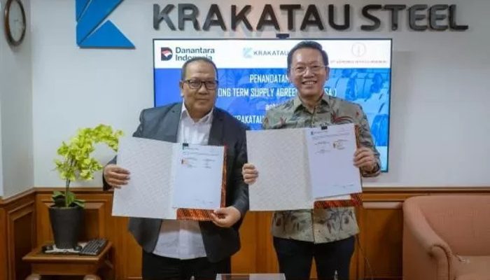 Krakatau Steel Group Tandatangani Perjanjian Pasokan Jangka Panjang (LTSA) dengan Kerismas Group