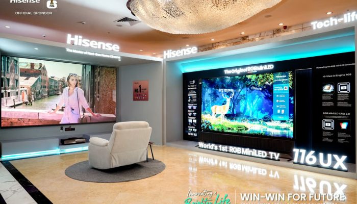 Hisense Kenalkan TV Flagship 116inci RGB MiniLED UXQ dan Laser Cinema L9Q di ASEAN Partner Conference 2026