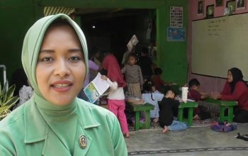 Oase Belajar Anak Lampung, Mengintip Kelas Kreatif Serda Ihsanudin