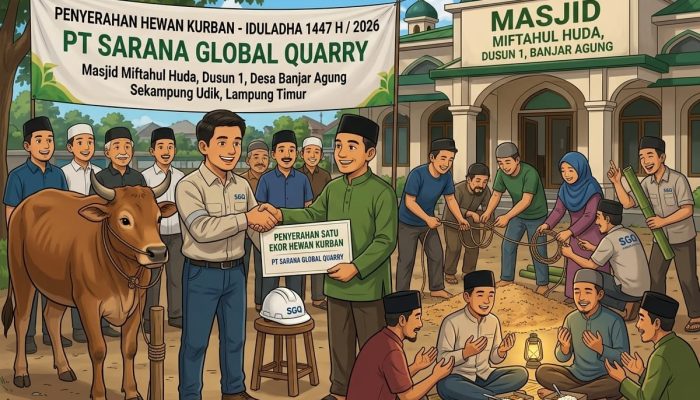 PT Sarana Global Quarry: Merawat Nadi Sosial di Banjar Agung