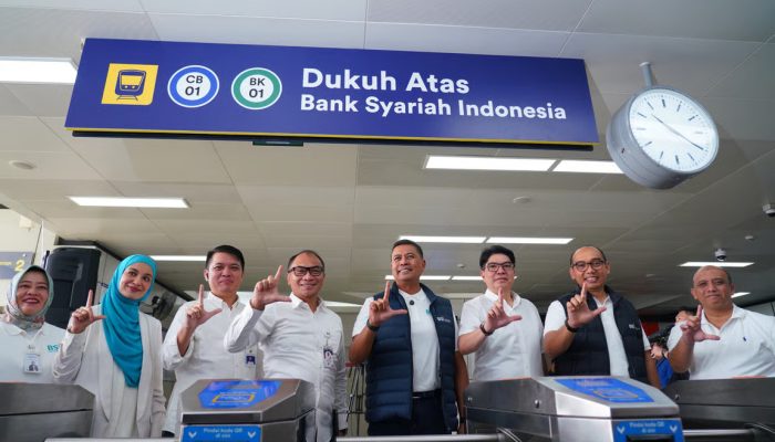 KAI dan BSI Resmikan Kerja Sama Naming Rights Stasiun LRT Jabodebek “Dukuh Atas Bank Syariah Indonesia”