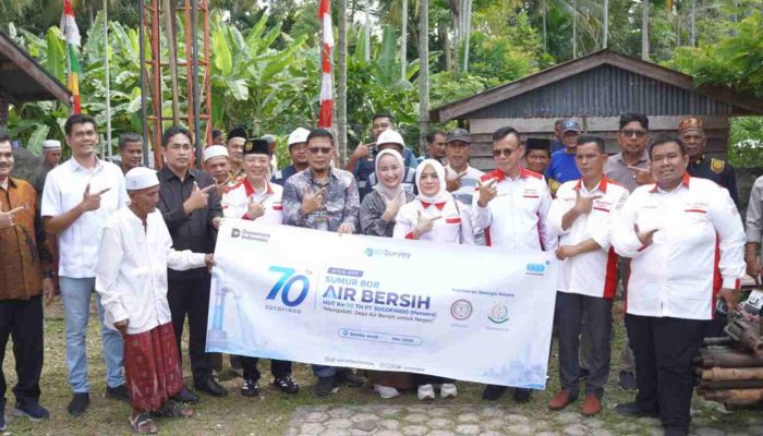 Kolaborasi ABPEDNAS–SUCOFINDO Kick Off Pembangunan 70 Sumur Air Bersih dari Aceh hingga Merauke