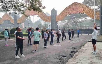 Pererat Kebersamaan, Manajemen BRI Region 6 Gelar Jogging Bersama di Kawasan TMII