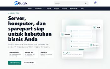 Gugik.id Menjadi Mitra Terpercaya Pengadaan Sparepart IT dan Server di Indonesia