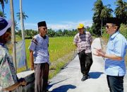 Anggota DPRD Lampung Selatan Realisasikan Pembangunan Jalan TPU Dusun di Palas