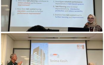 Inovasi Lean Construction di Salah Satu Proyek PTPP Jadi Referensi pada Forum Internasional IGLC34 Singapura