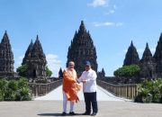 Prabowo dan PM Modi Tegaskan Ikatan Peradaban Indonesia-India di Candi Prambanan