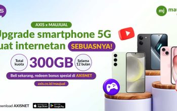 Maujual Gandeng AXIS Hadirkan Promo Smartphone 5G Bekas dengan Bonus Kuota