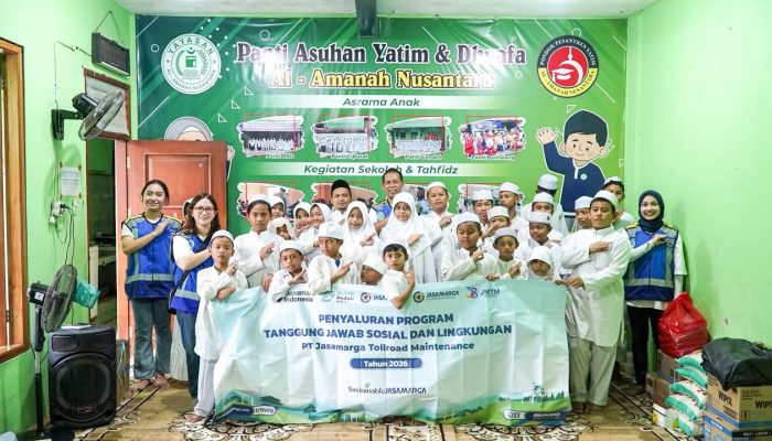 Perkuat Kepedulian Sosial, PT Jasamarga Tollroad Maintenance Salurkan Bantuan Ke Panti Asuhan Dalam Rangka Hari Ulang Tahun ke-38