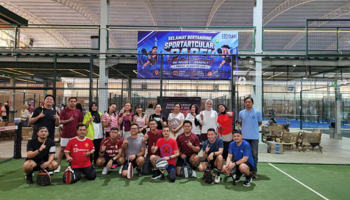 Sukses Digelar, Sportartcular BRI Region 6 Cabang Padel Hadirkan Semangat Sportivitas dan Kebersamaan