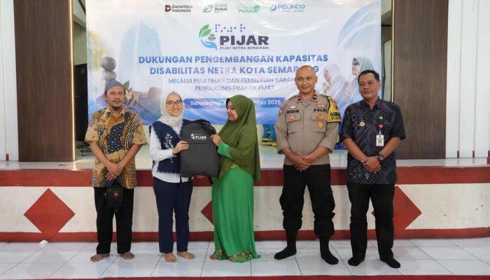 Dorong Inklusi dan Kemandirian, PT Pelindo Sinergi Lokaseva Latih Disabilitas Netra Semarang