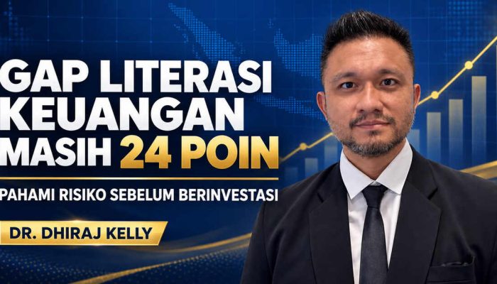 Gap Literasi Keuangan 24 Poin, Dhiraj Kelly Dorong Memahami Risiko sebelum Berinvestasi