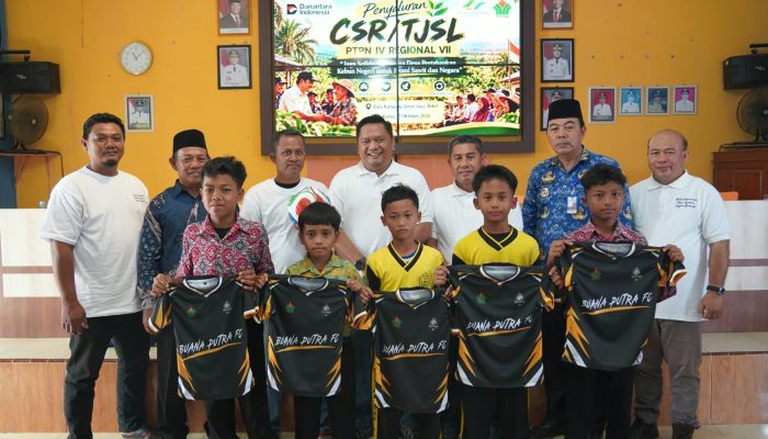 Perkuat Kepedulian Sosial, PTPN IV Regional VII Gelar Bantuan TJSL di Bekri